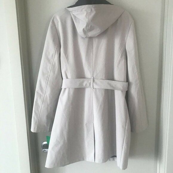 Calvin Klein Women Trench Coat with Belt Beige - Picture 3 of 14